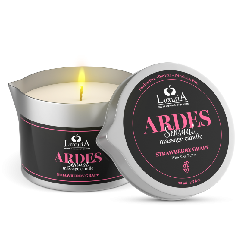 Luxuria Ardes Massage Candle Uva Fragola